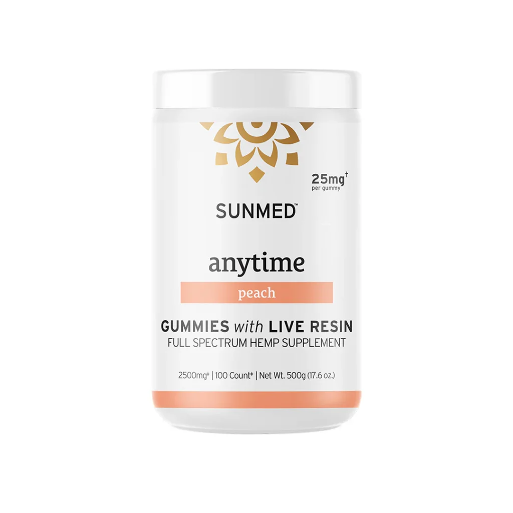 SUNMED | Full Spectrum Anytime Gummies - Peach