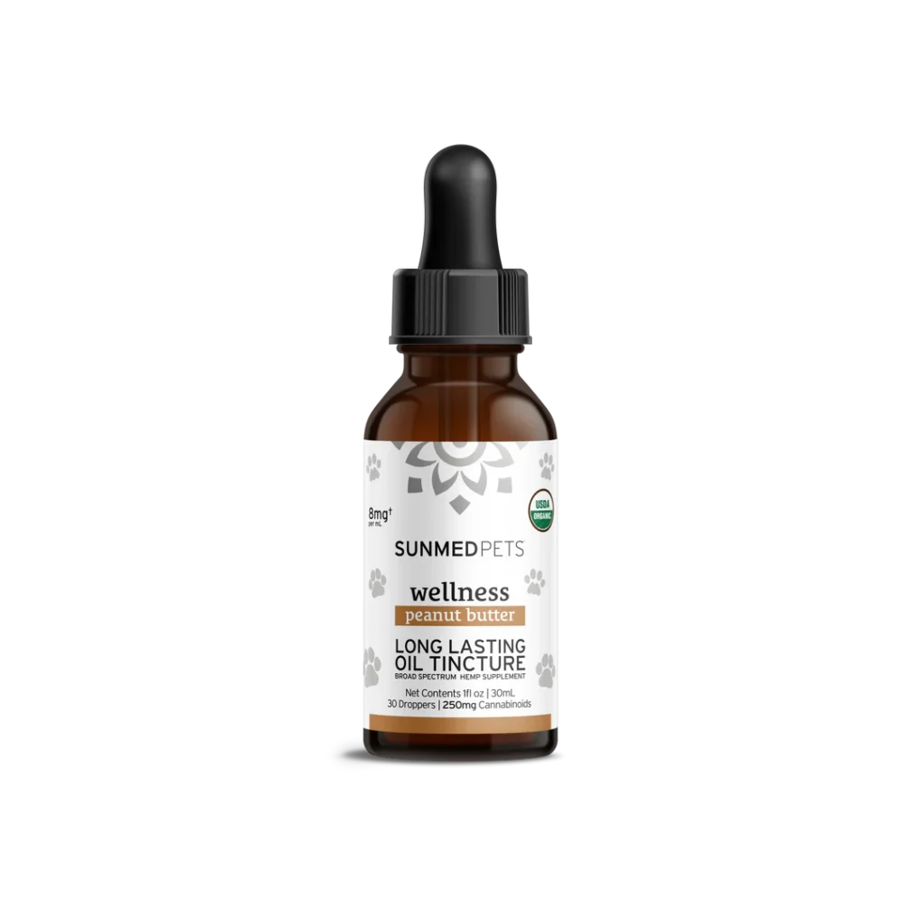 SUNMED PETS | Long Lasting Oil Tincture 250mg (Peanut Butter)