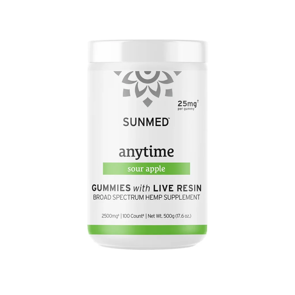 SUNMED | Broad Spectrum Anytime Gummies - Sour Apple